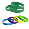 Debossed Durable Silicone Bracelet